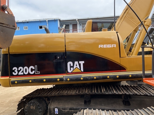 O gato 320CL seguiu a máquina escavadora usada hidráulica 0.9m3 da maquinaria de construção pesada