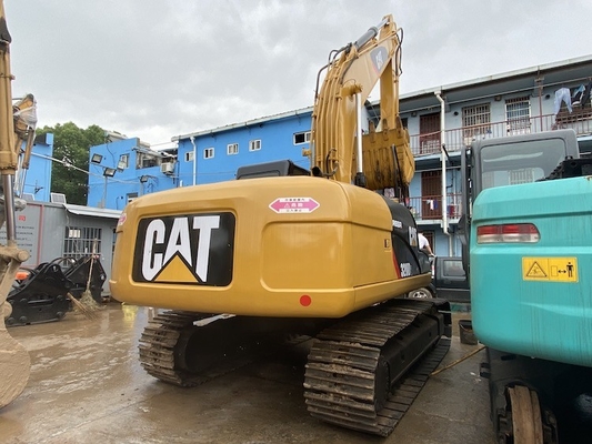 320D seguiu a maquinaria usada hidráulica de Cat Excavator For Heavy Construction