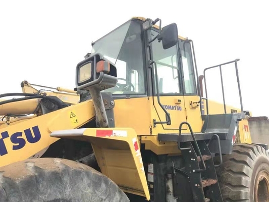 KOMATSU WA380 - 6 carregadores hidráulicos da roda de segunda mão que trabalham o peso 17610KG