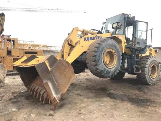 KOMATSU WA380 - 6 carregadores hidráulicos da roda de segunda mão que trabalham o peso 17610KG