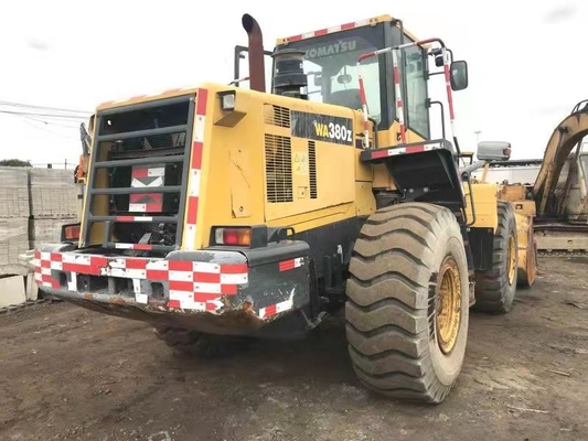 KOMATSU WA380 - 6 carregadores hidráulicos da roda de segunda mão que trabalham o peso 17610KG