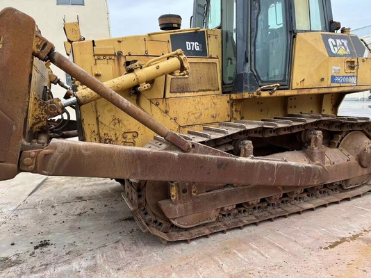 Escavadeira hidráulica de esteiras Caterpillar D7G2 usada peso de trabalho 20580kg