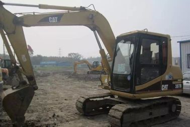 A máquina escavadora pesada 6500kg do equipamento do gato 307B opera o peso com motor de Mitsubishi