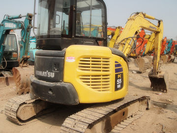 Komatsu PC55MR - 2 escavadeiras de segunda mão de 12V com pilha de rotação 5160kg