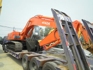 0,8 máquinas escavadoras de cbm japão usaram a máquina escavadora da esteira rolante de hitachi ex200-5 para a venda