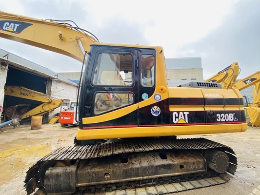 Excavadora japonesa original Cat 320B, de segunda mão, excavadora de 20 toneladas.