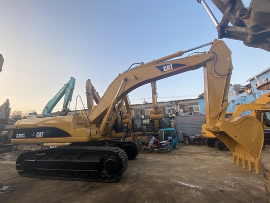 Excavadora japonesa original Cat 330C de segunda mão, Caterpillar Excavadora usada de trilho 30 toneladas