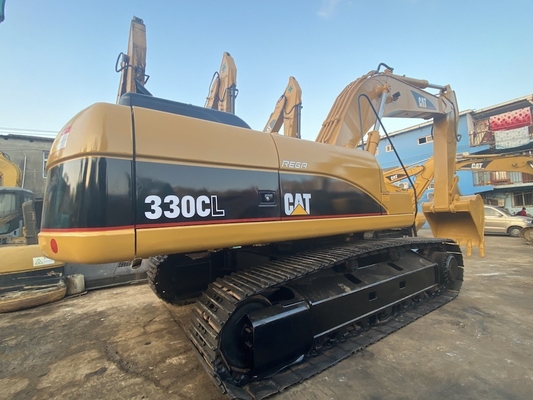 Excavadora japonesa original Cat 330C de segunda mão, Caterpillar Excavadora usada de trilho 30 toneladas