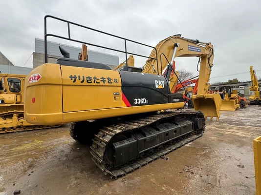 Excavadora japonesa original Cat 336D de segunda mão, Caterpillar Excavadora de pista usada 36 toneladas