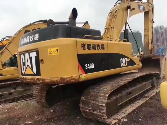 Excavadora japonesa original Cat 349D de segunda mão, Caterpillar Excavadora usada de pista 49 toneladas
