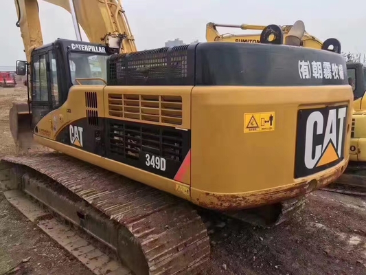Excavadora japonesa original Cat 349D de segunda mão, Caterpillar Excavadora usada de pista 49 toneladas