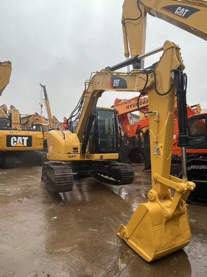 Excavadora japonesa original Cat 308D de segunda mão, Caterpillar Excavadora usada de pista 8 toneladas