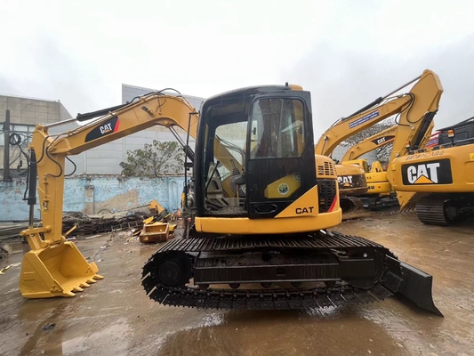 Excavadora japonesa original Cat 308D de segunda mão, Caterpillar Excavadora usada de pista 8 toneladas