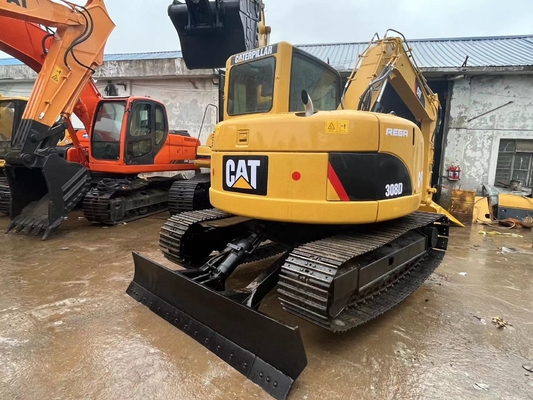 Excavadora japonesa original Cat 308D de segunda mão, Caterpillar Excavadora usada de pista 8 toneladas
