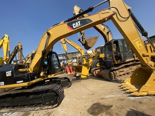Original Japão Cat 312D Excavadora de segunda mão, Caterpillar Excavadora de pista usada 12 toneladas