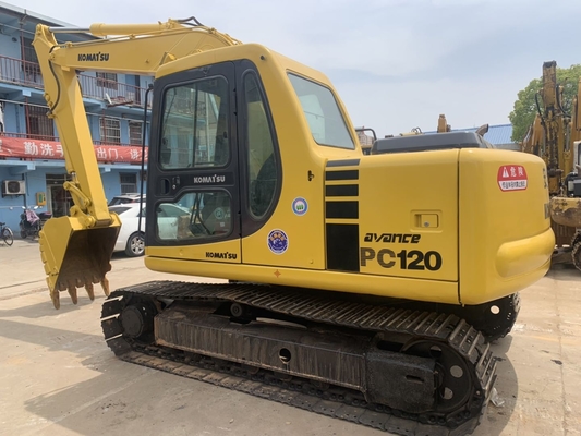12 toneladas original japonês usado Komatsu PC120-6 Excavadora Crawler em venda