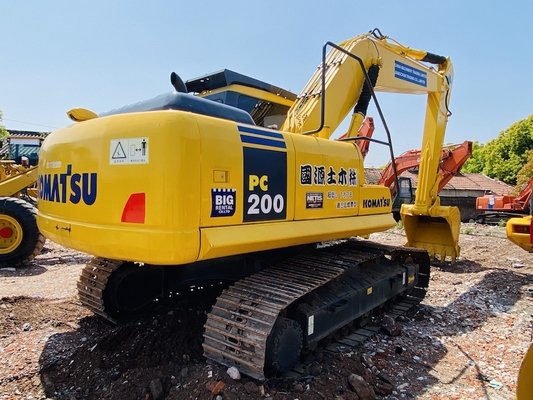 20 Ton Original Japão Segunda mão Komatsu PC200-7 Excavadora Crawler Em Venda