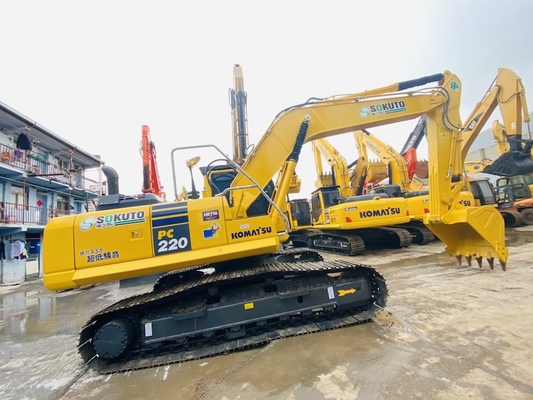 22 toneladas Original Japão Segunda mão Komatsu PC220-8 Excavadora Crawler Em Venda