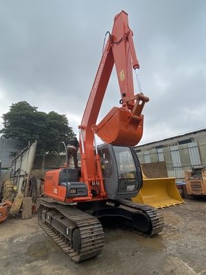 12 toneladas original japonês usado Hitachi ZX120 Excavador Crawler com 66KW de potência do motor e 0,52m3 de capacidade de balde