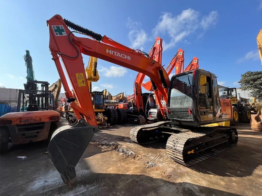 13 toneladas original japonês usado Hitachi ZX130 Excavador Crawler com 66KW de potência do motor e 0,52m3 de capacidade de balde