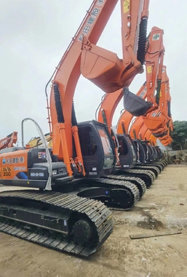 20 toneladas original japonês usado Hitachi ZX200 Excavador Crawler com 109,6 kW de potência do motor e 0,8 m3 de capacidade de balde