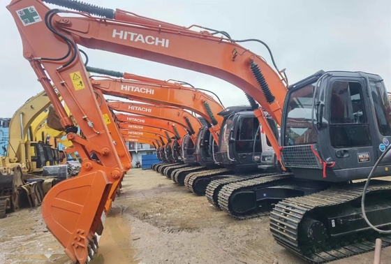 20 toneladas original japonês usado Hitachi ZX200 Excavador Crawler com 109,6 kW de potência do motor e 0,8 m3 de capacidade de balde