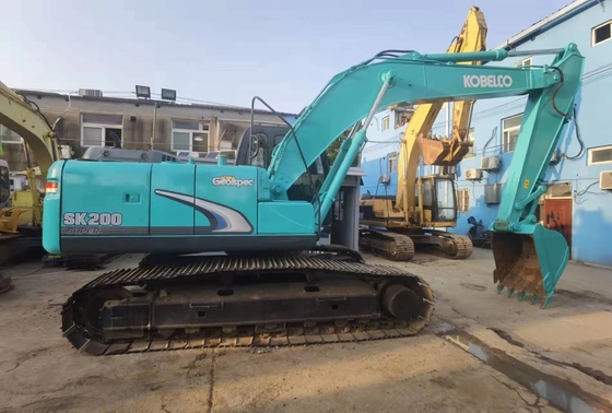 20 toneladas original japonês usado Kobelco SK200-8 Excavadora Crawler com 114KW de potência do motor e 0,8 m3 de capacidade de balde