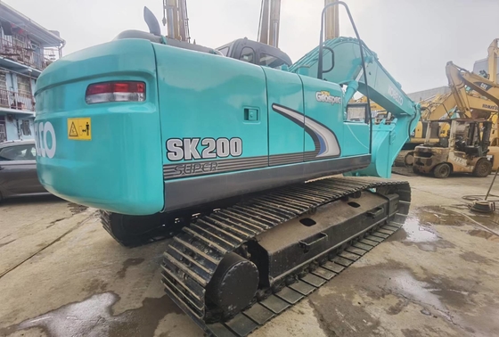 20 toneladas original japonês usado Kobelco SK200-8 Excavadora Crawler com 114KW de potência do motor e 0,8 m3 de capacidade de balde