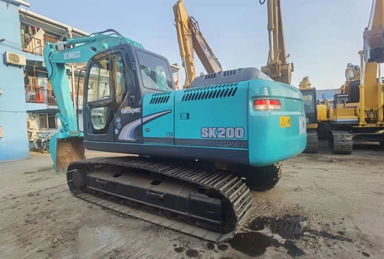 20 toneladas original japonês usado Kobelco SK200-8 Excavadora Crawler com 114KW de potência do motor e 0,8 m3 de capacidade de balde