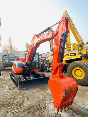 8 toneladas original japonês usado Kubota KX183 Excavadora Crawler com 47,8 kW de potência do motor e 0,31 m3 de capacidade de balde