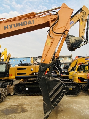 22 toneladas original japonês segunda mão Hyundai R225 Crawler Excavator com 112 kW de potência do motor e 1,05 m3 de capacidade de balde