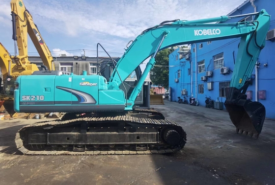 21 toneladas original japonês usado Kobelco SK210-8 Excavadora Crawler com 114KW de potência do motor e 1 m3 de capacidade de balde