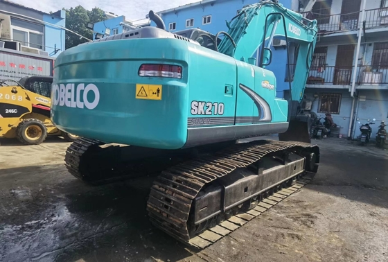 21 toneladas original japonês usado Kobelco SK210-8 Excavadora Crawler com 114KW de potência do motor e 1 m3 de capacidade de balde