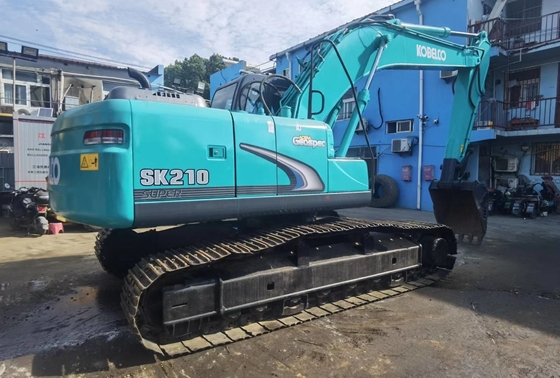 21 toneladas original japonês usado Kobelco SK210-8 Excavadora Crawler com 114KW de potência do motor e 1 m3 de capacidade de balde