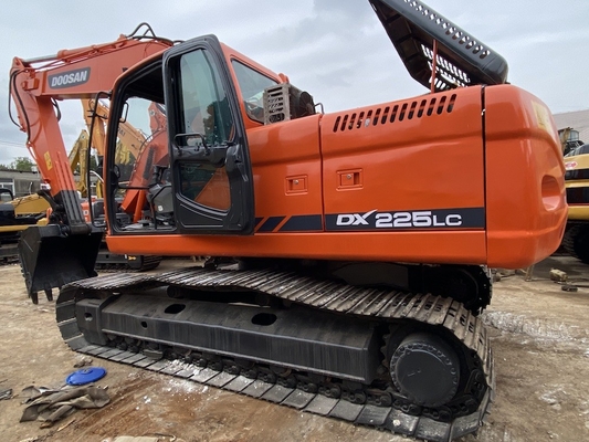 Excavadora do Doosan DX225 original de 22 toneladas com 157 kW de potência e capacidade de balde de 1,05 m3