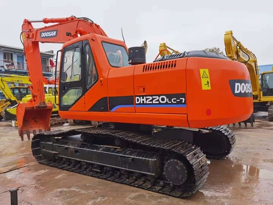 Excavadora do Doosan DH220 de 22 toneladas com capacidade de balde de 0,5-1,18 m3