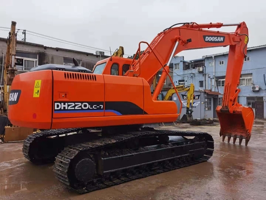 Excavadora do Doosan DH220 de 22 toneladas com capacidade de balde de 0,5-1,18 m3