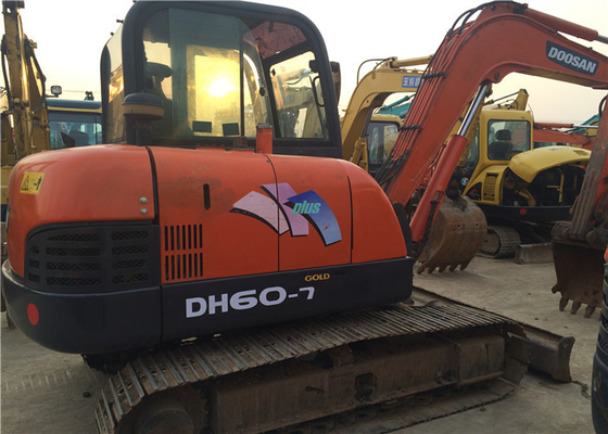 Excavadora do Doosan DH60-7 de 6 toneladas com capacidade de balde de 0,09-0,2 m3