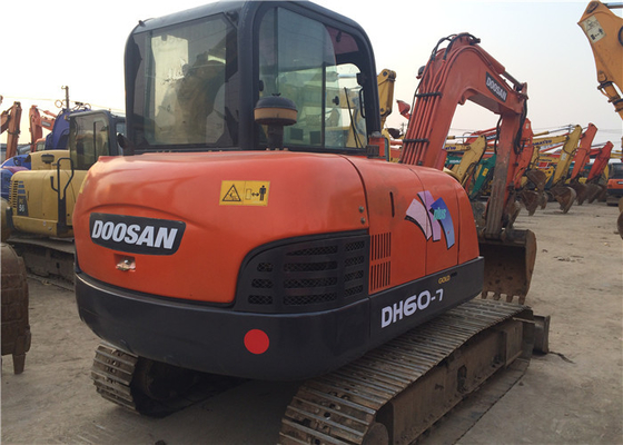 Excavadora do Doosan DH60-7 de 6 toneladas com capacidade de balde de 0,09-0,2 m3