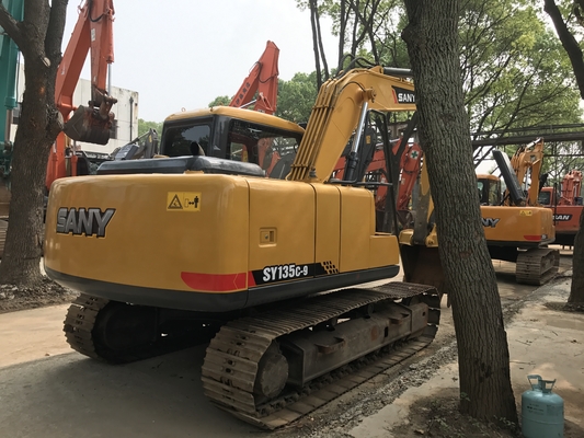 Excavadora hidráulica Sany SY135C-9 de 13 toneladas usada com capacidade de balde de 0,53 m3
