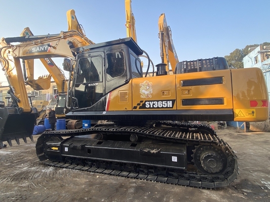 Excavadora hidráulica Sany SY365H de 36 toneladas usada com capacidade de balde de 1,6 ~ 2,32 m3