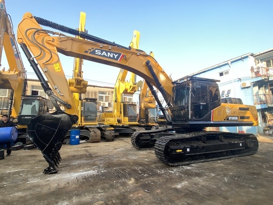Excavadora hidráulica Sany SY365H de 36 toneladas usada com capacidade de balde de 1,6 ~ 2,32 m3