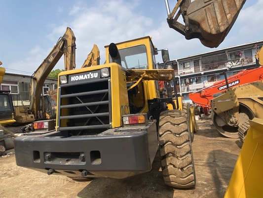 3-5 toneladas de segunda mão Komatsu WA320-3 Carregador de rodas Carregador frontal usado
