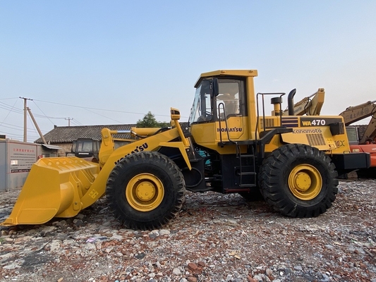 Carregador de rodas Komatsu WA470-3 Usado Carregador frontal