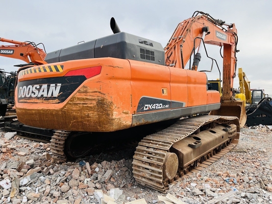 Excavadora de 2 m3 de capacidade de balde de segunda mão original e usada Doosan DX420LC-9C