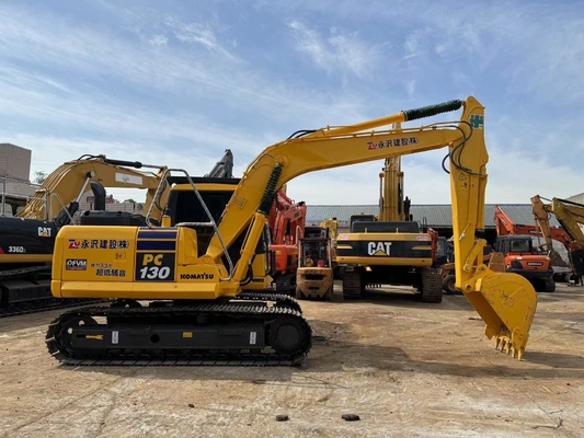 13 toneladas original japonês segunda mão Komatsu PC130-7 Excavadora de rastreador usado em venda