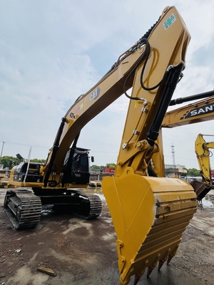 Máquinas de construção de segunda mão Excavadora de mineração CAT 336D usada com balde de 2m3