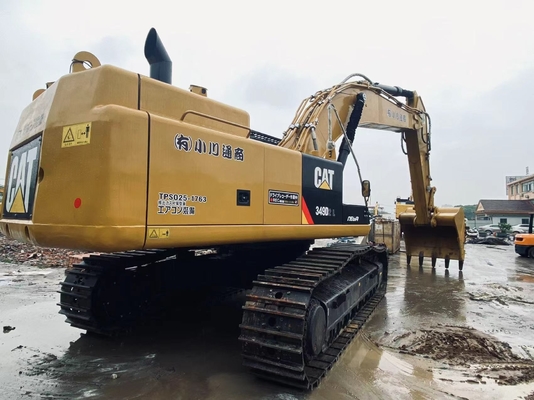 Excavadora japonesa original Cat 349D de segunda mão, Caterpillar Excavadora usada de pista 49 toneladas