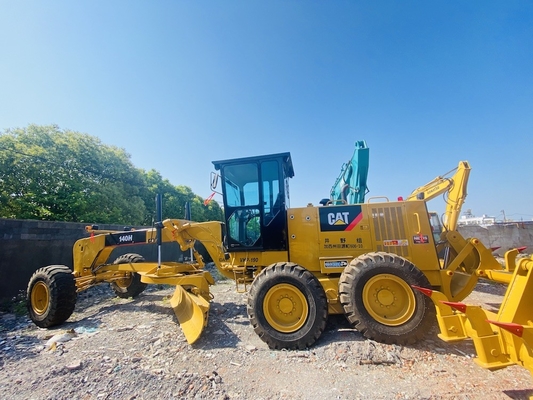 Equipamento pesado usado Caterpillar Cat 140H Motor Grader de segunda mão com Ripper para venda