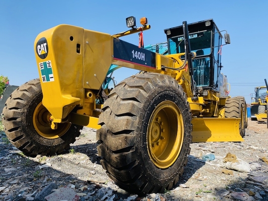 Equipamento pesado usado Caterpillar Cat 140H Motor Grader de segunda mão com Ripper para venda